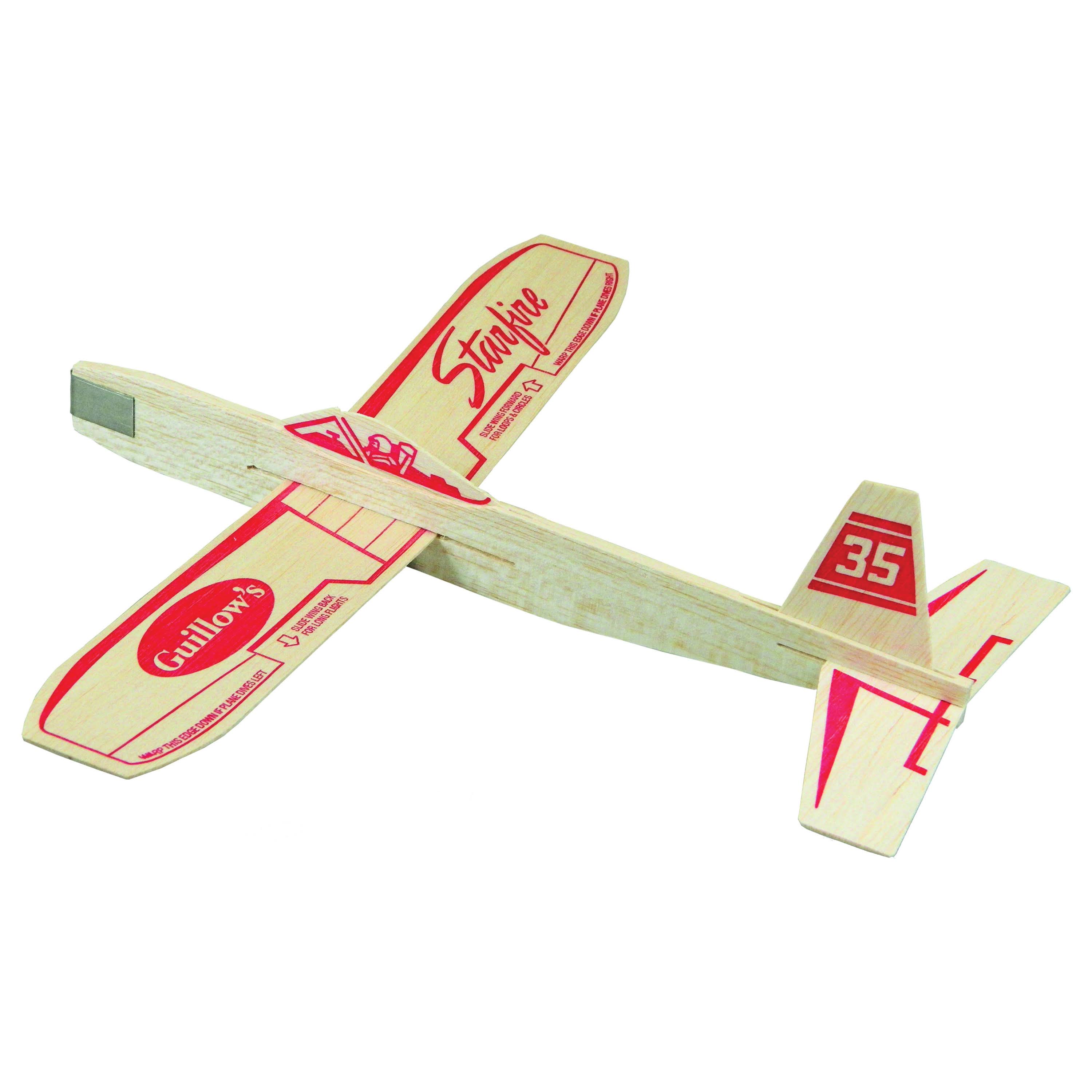 Guillow's Balsa Starfire Glider Balsa Model Aeroplane