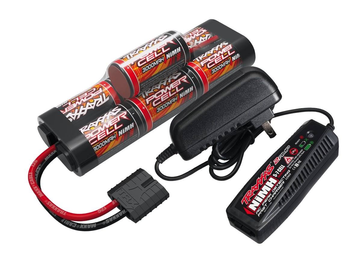 Traxxas Battery/Charger Completer Hump Pack with 2-amp Fast Charger
