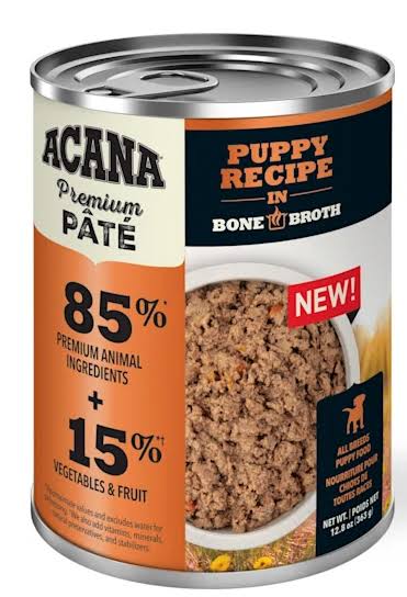 Acana Premium Pate Puppy Recipe in Bone Broth Wet Dog Food