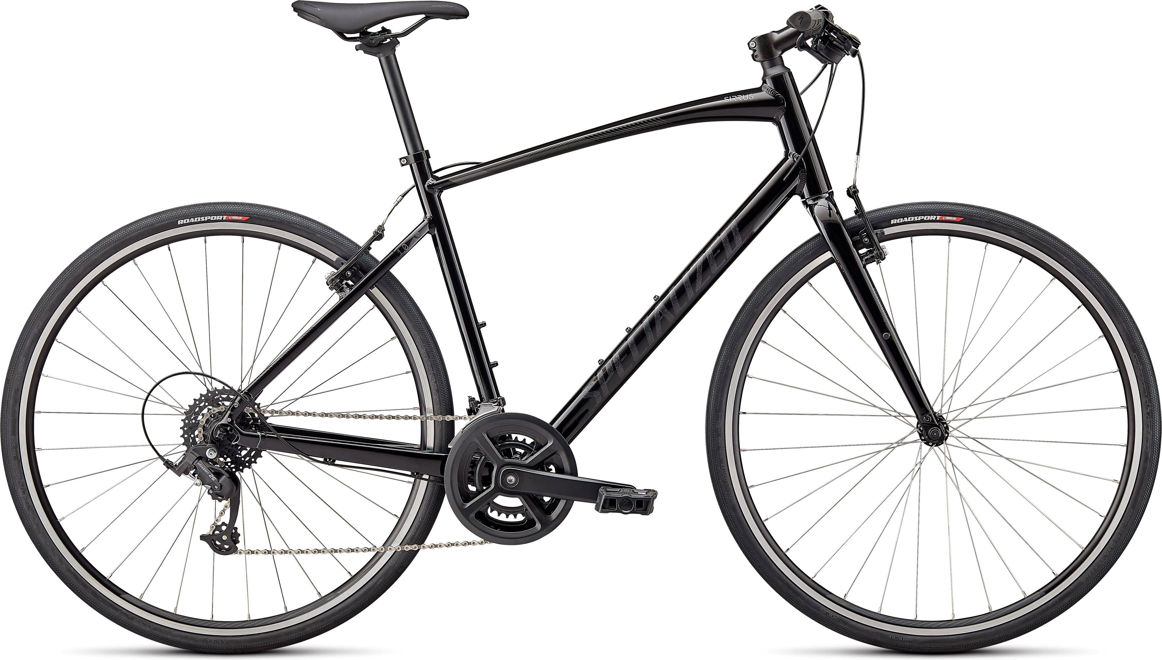 Specialized Sirrus 1.0 Sports Hybrid Bike Gloss Black 2022