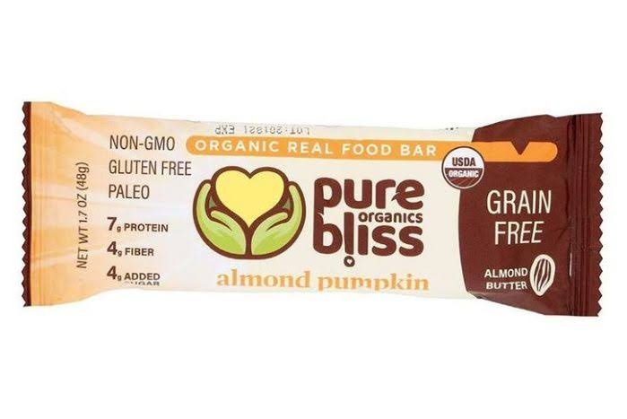 Pure Bliss Organics Almond Pumpkin Food Bar - 1.7 Ounces - Valley Natural Foods - Delivered by Mercato