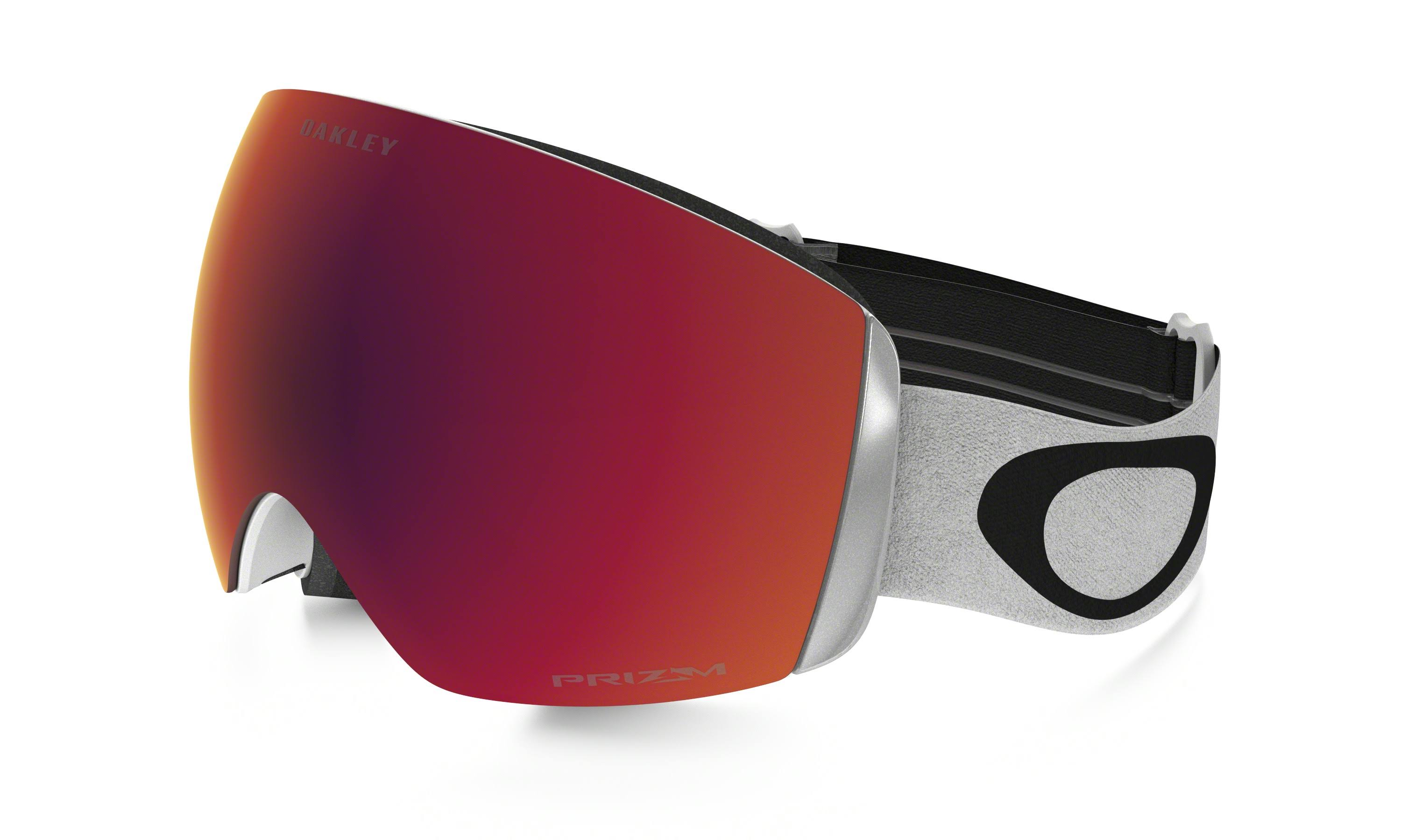 Oakley Flight Deck XM Ski Snow Goggles - Matte White, Prizm Torch Iridium