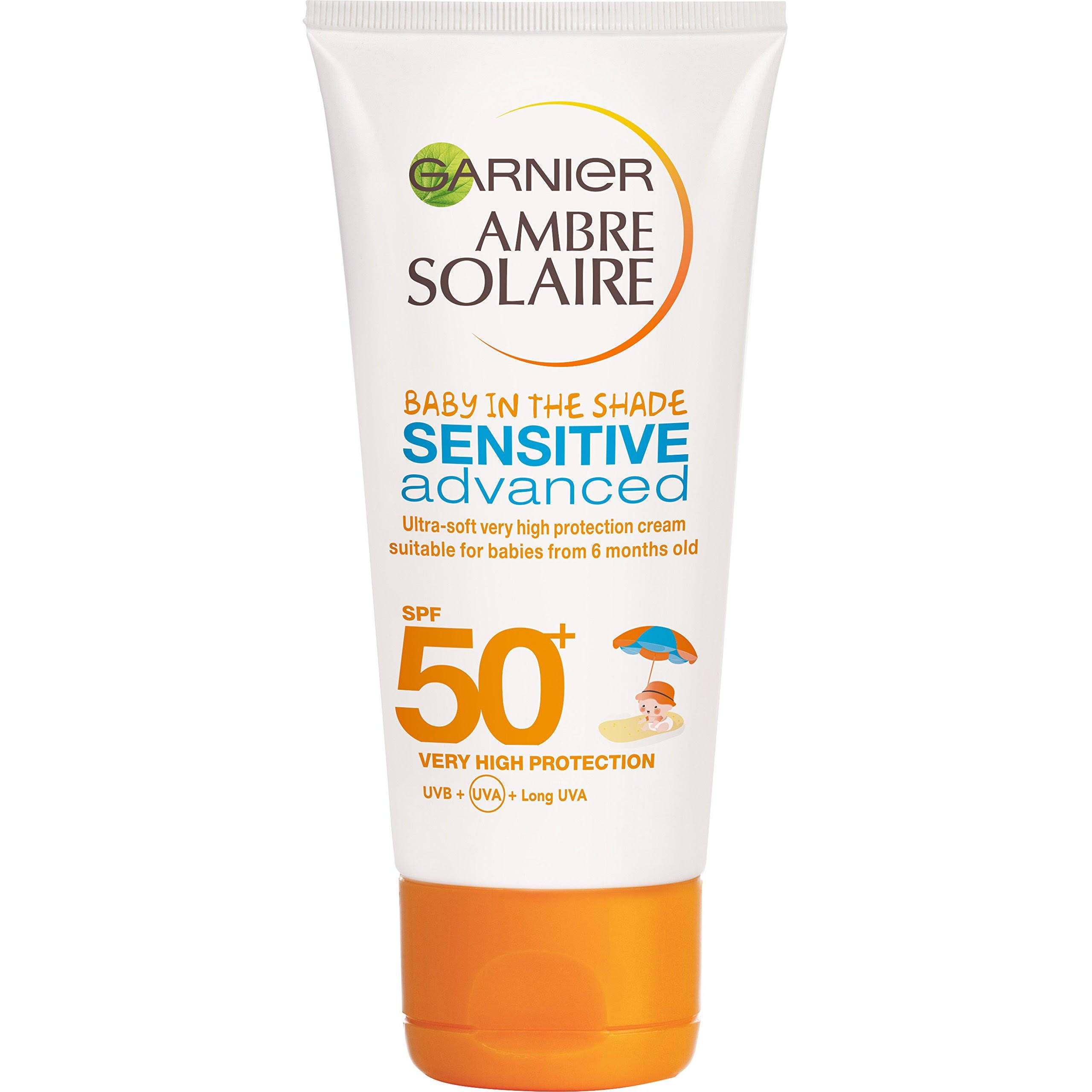 Garnier Ambre Solaire Baby Ultra Soft Sun Cream - SPF 50, 50ml