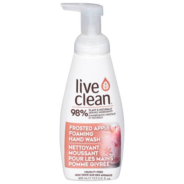 Live Clean Frosted Apple Foaming Hand Wash
