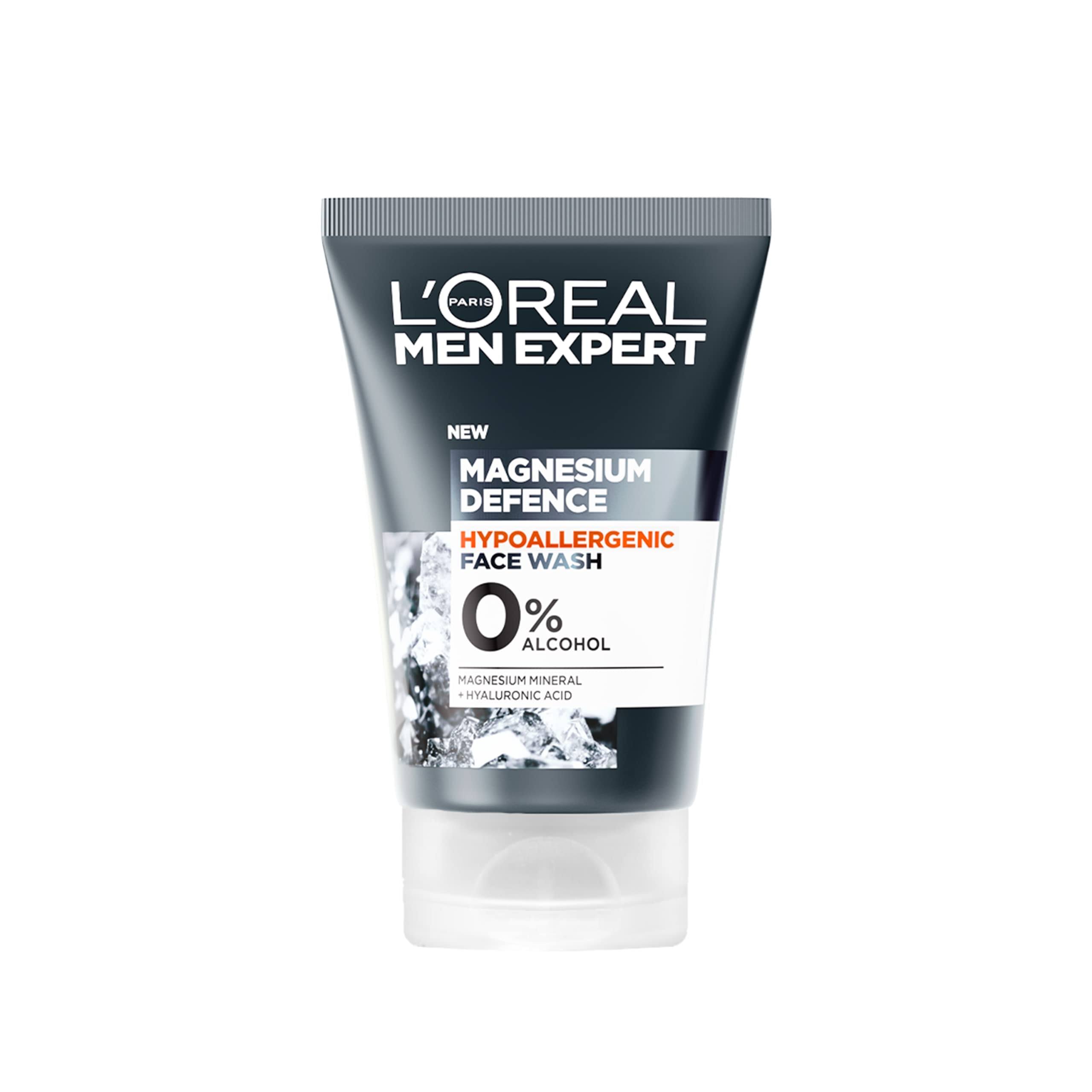 L'oreal Paris Men Expert Magnesium Defence Facial Cleanser 100Ml