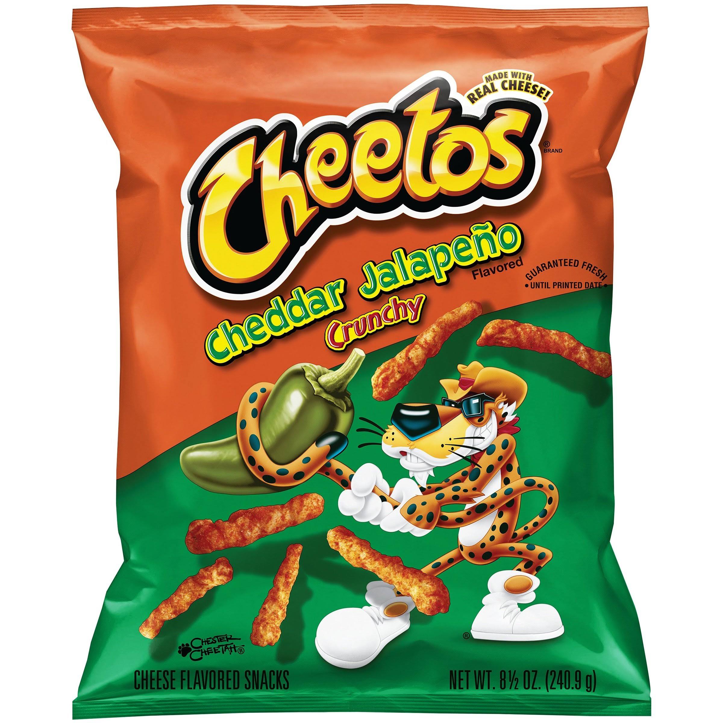 Cheetos Cheddar Jalapeno Crunchy Cheese Flavored Snacks - 240.8g