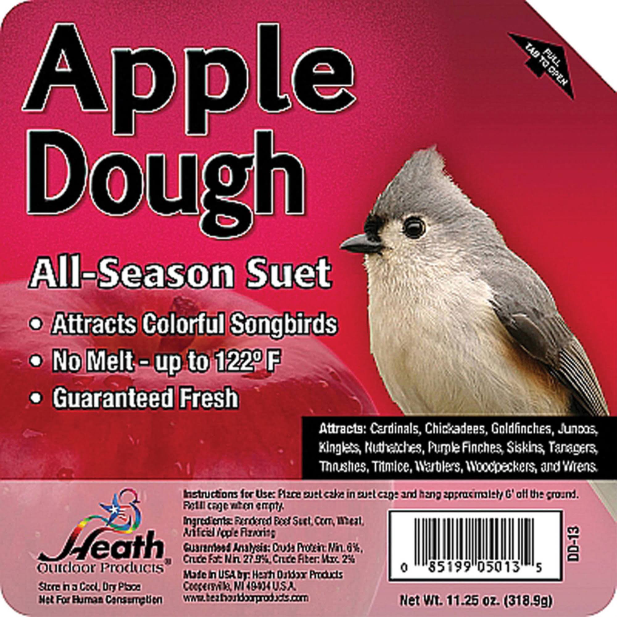 Heath Outdoor Products Apple Dough Suet Cake