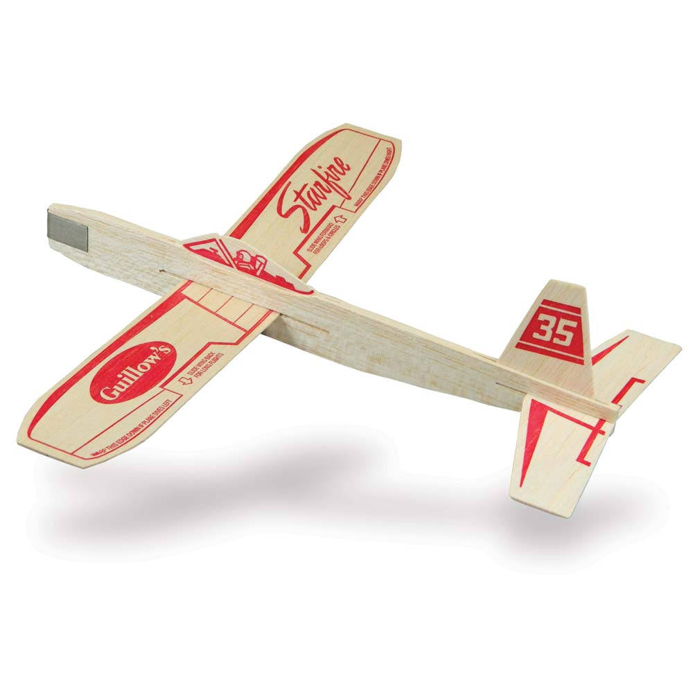 Guillow's Balsa Starfire Glider Balsa Model Aeroplane