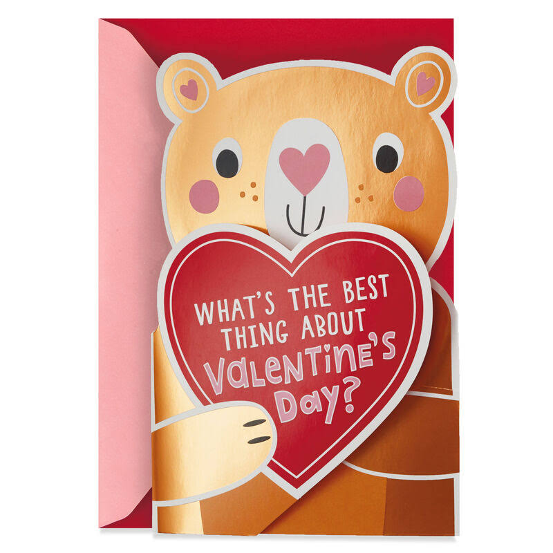 Hallmark Valentine's Day Card, Bear Hug Musical Valentine's Day Card