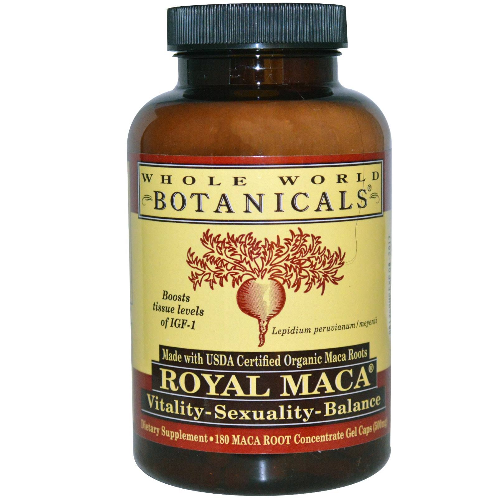 Whole World Botanicals Organic Royal Maca Capsules - x180