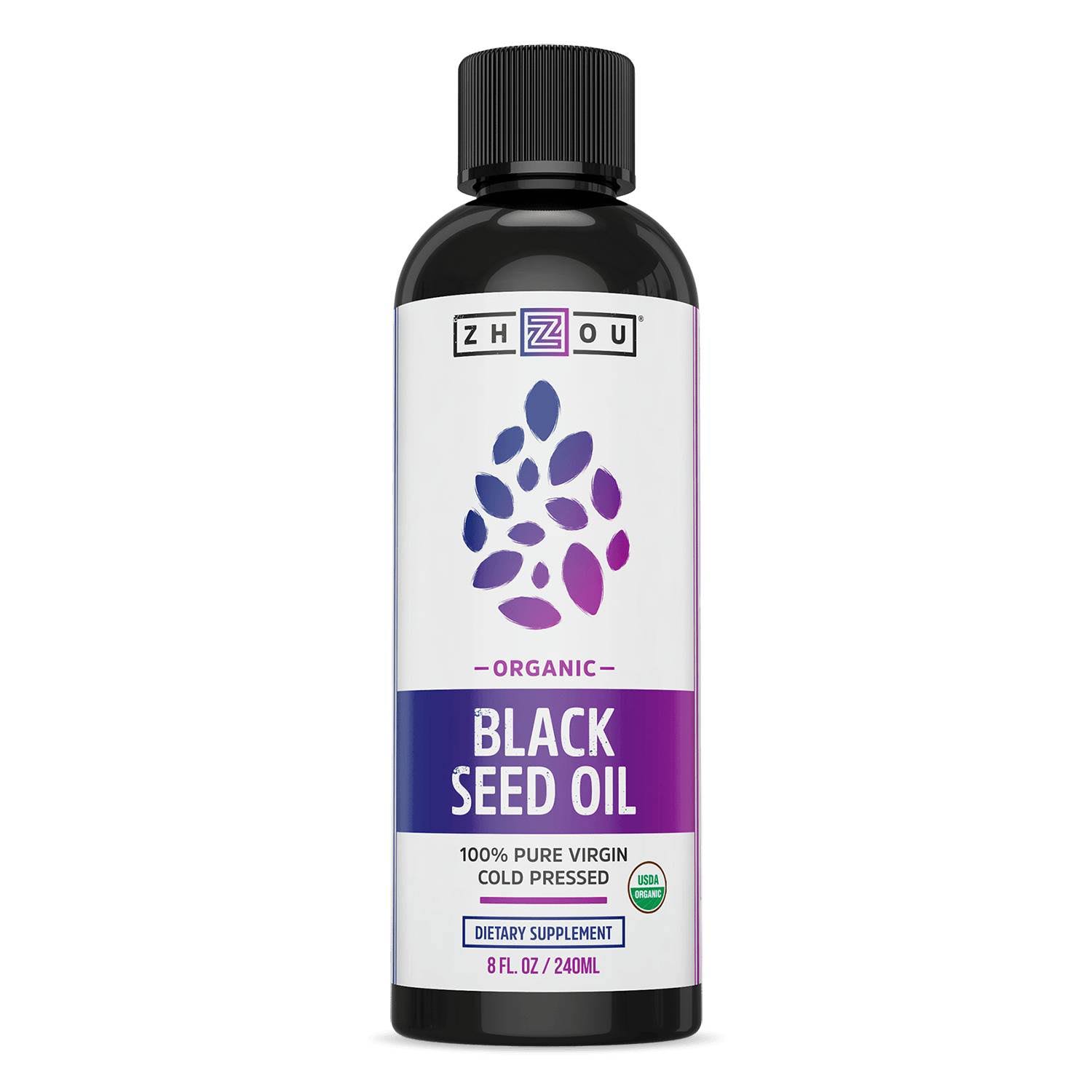 Zhou Nutrition Organic Black Seed Oil - 8oz