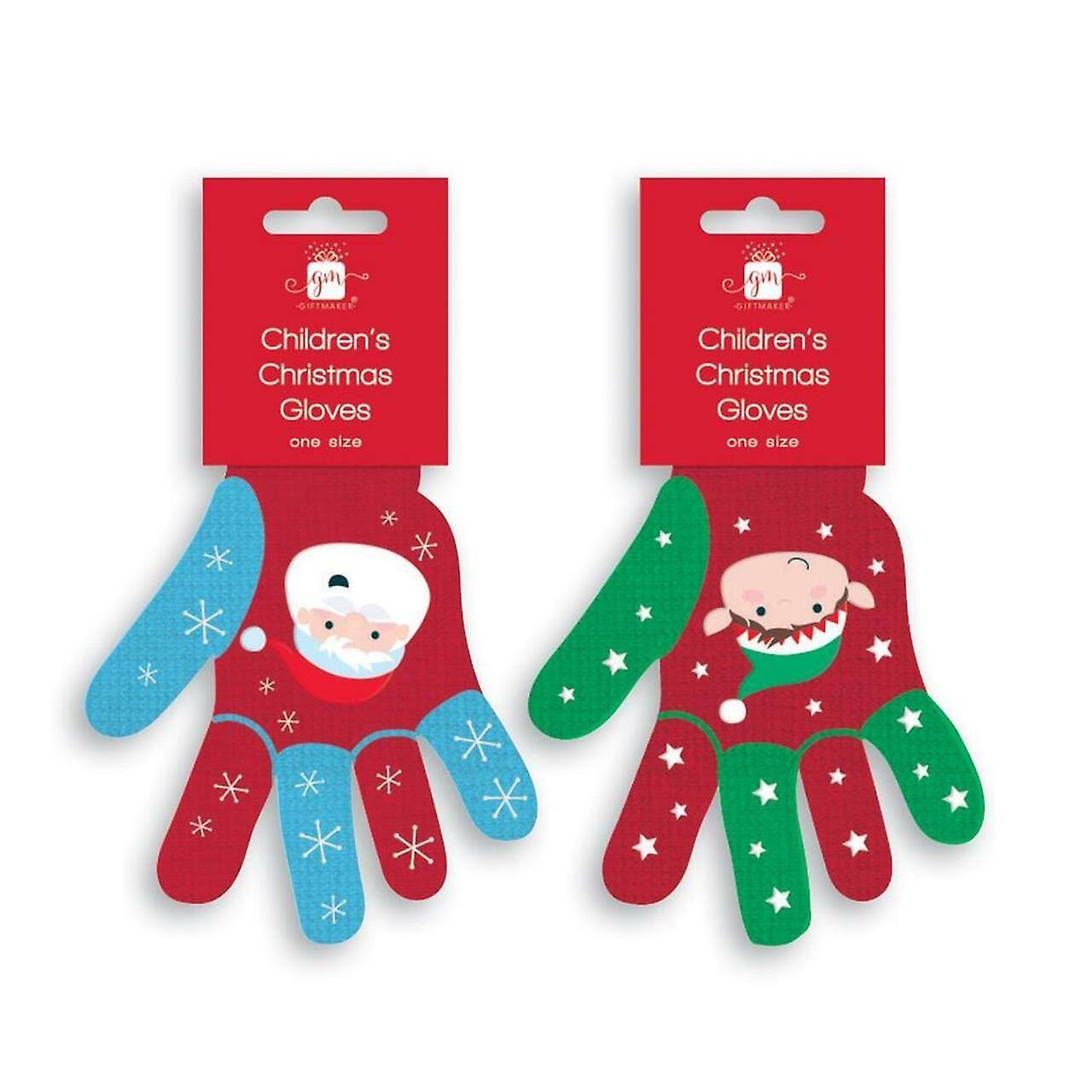 Giftmaker Childrens One Size Christmas Hand Gloves