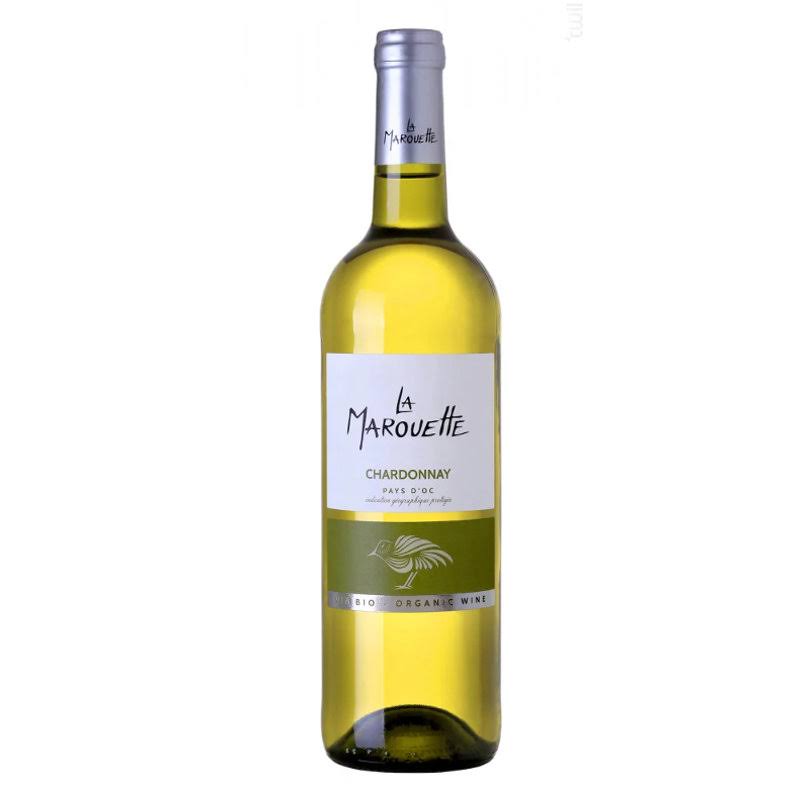 La Marouette Sauvignon Blanc Vin du Pays Beziers, France (Organic White Wine)|Organico