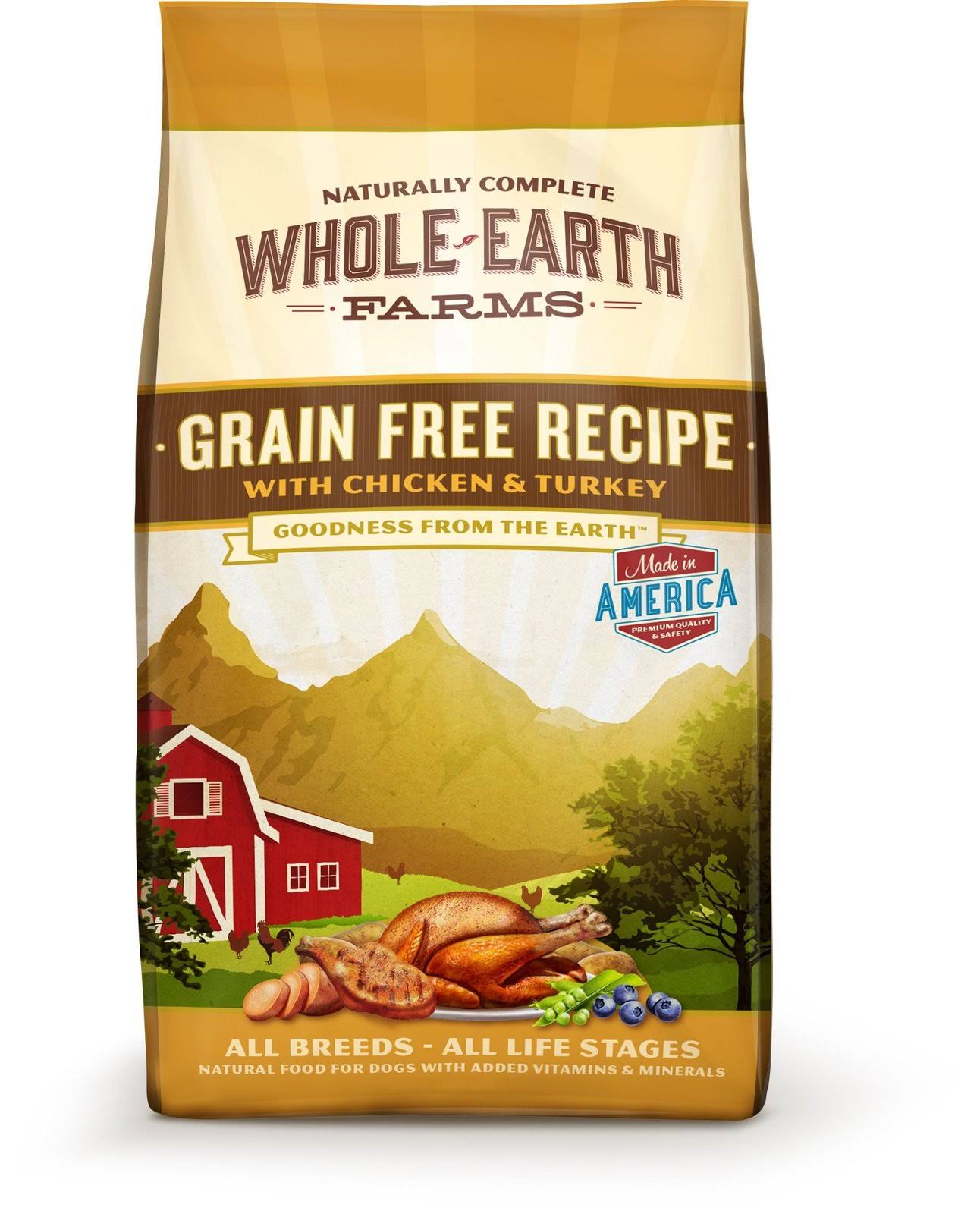 Whole Earth Farms Grain-Free Dog Food - Chicken & Turkey