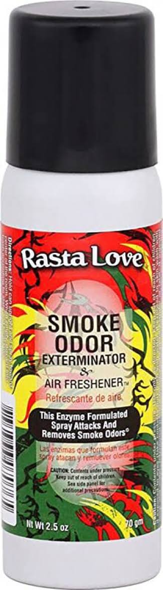 Smoke Odour Exterminator 70ml Mini Spray, (Rasta Love) | Household Supplies