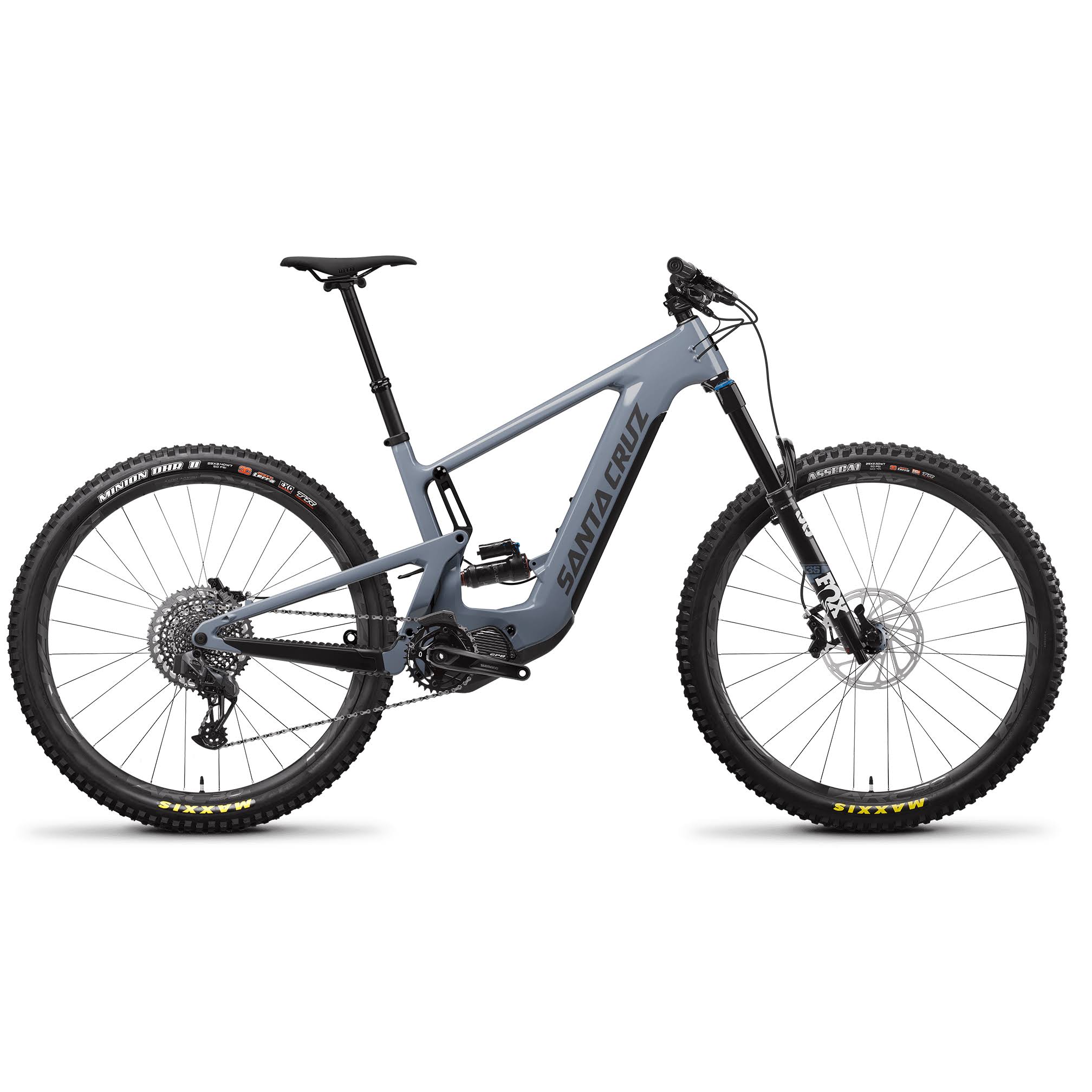 Santa Cruz Bicycles Heckler MX Carbon R E-Bike Maritime Grey, L