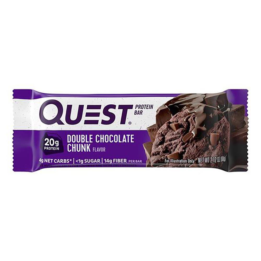Quest Double Chocolate Chunk Protein Bar - 60 g