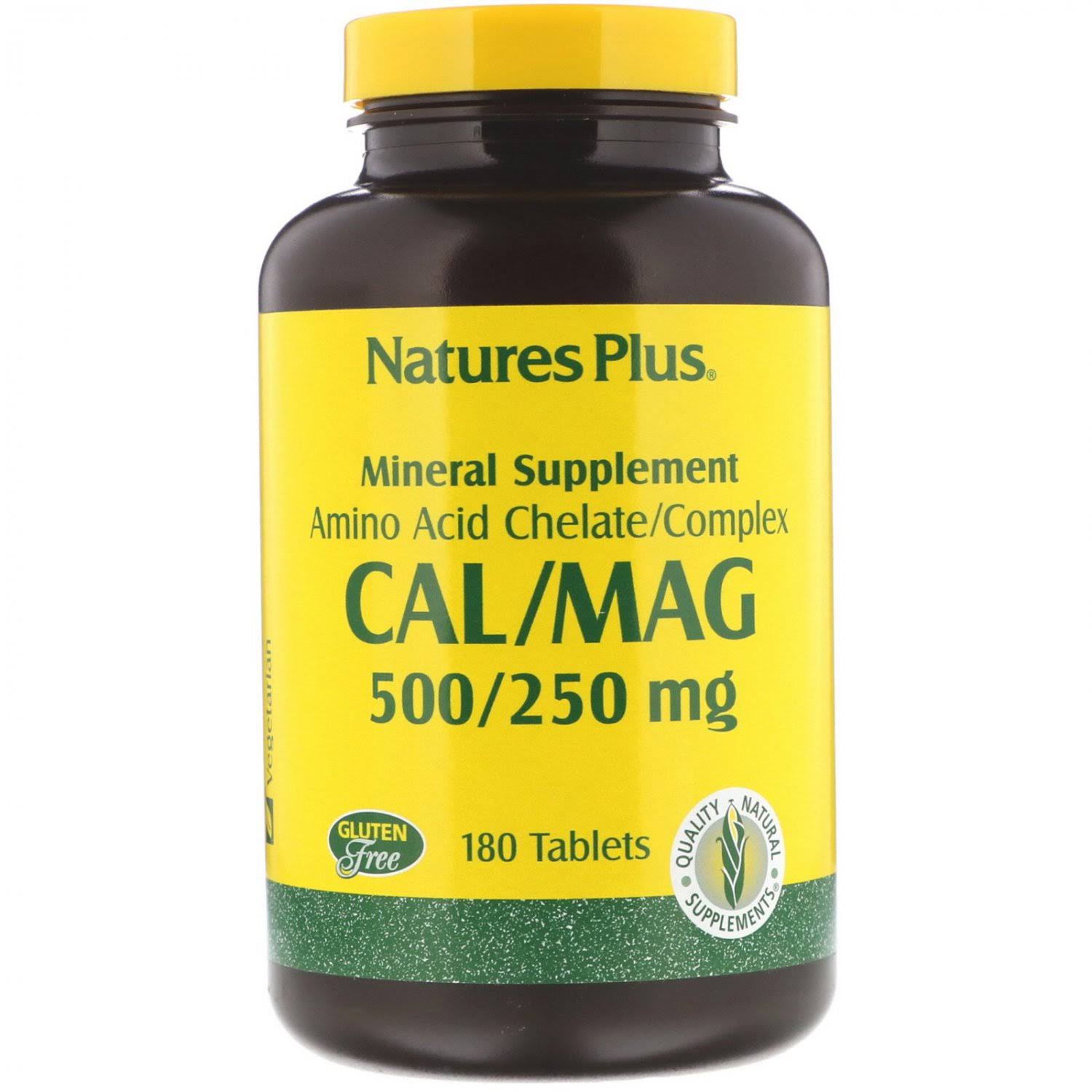 Natures Plus Cal Mag Mineral Supplement - 180 tablet
