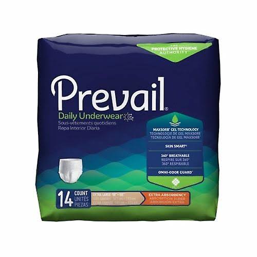 Prevail Protective Underwear - X-Large, 14 Underwear