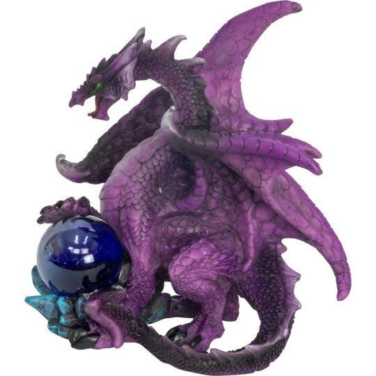 Dragon Figurine w/ Sphere - Purple (Regular)
