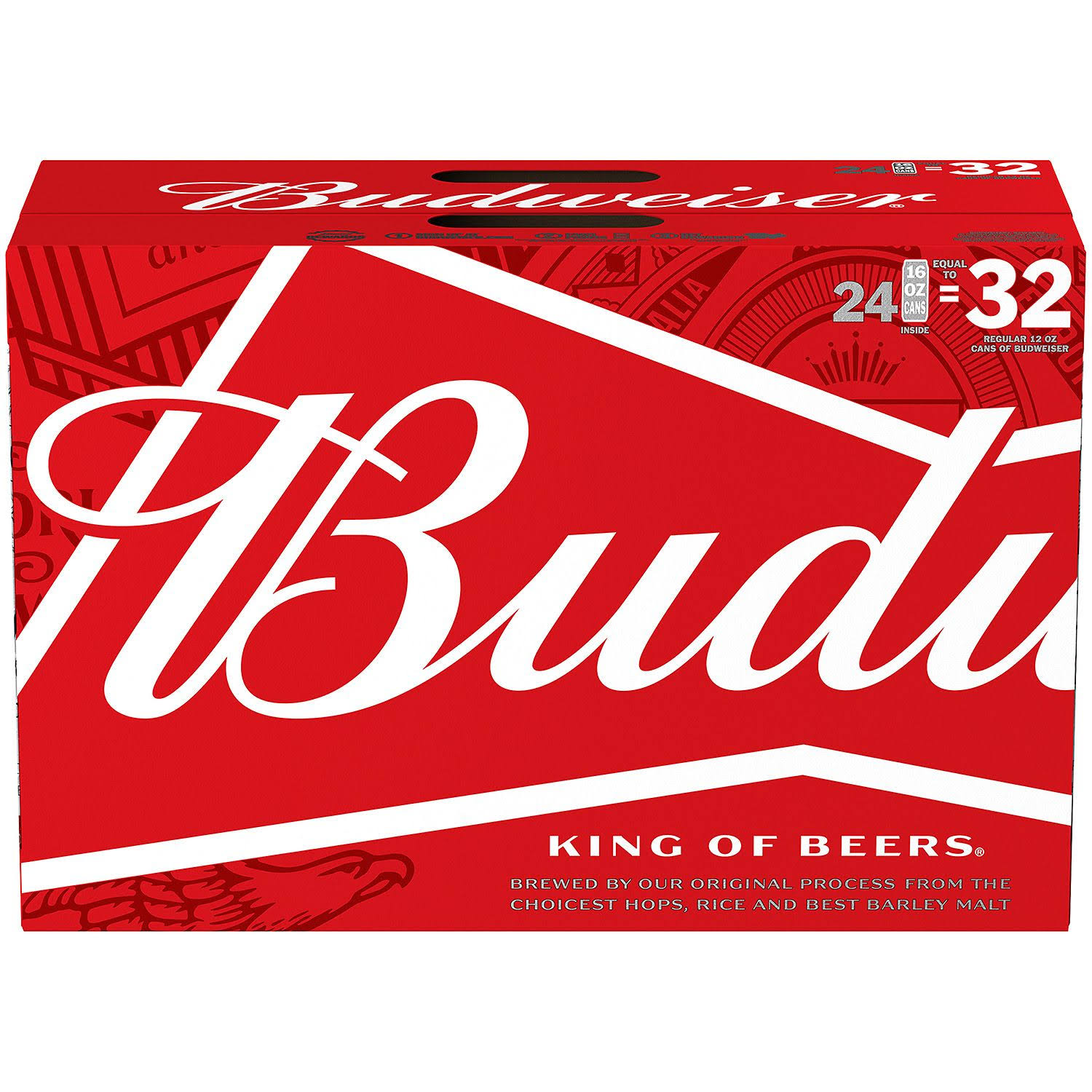 Budweiser Beer - 24 x 16oz Pack
