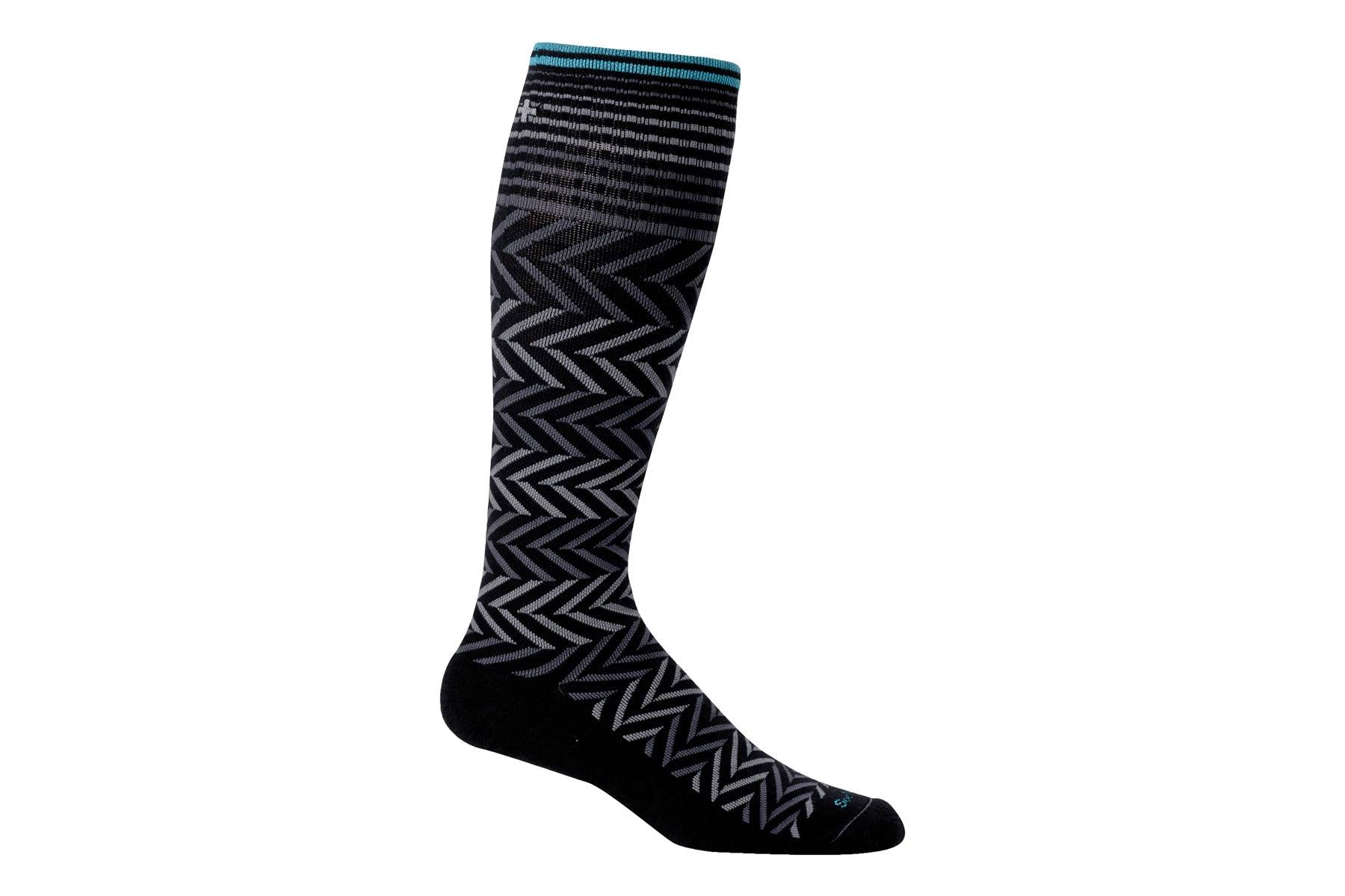 Sockwell Women's Pulse Firm Compression Socks, Black, Small
