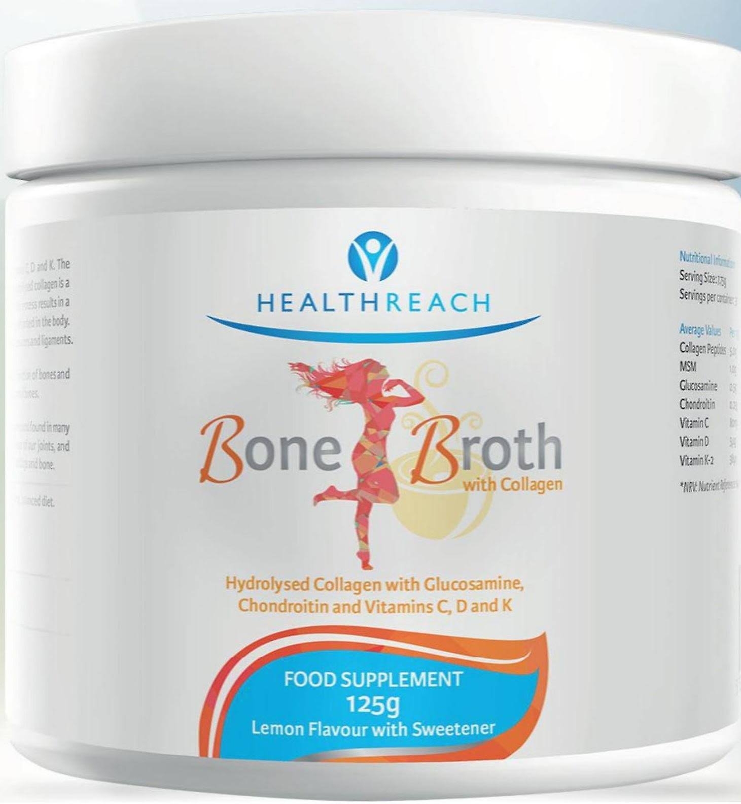 HealthReach Bone Broth Powder - 125g