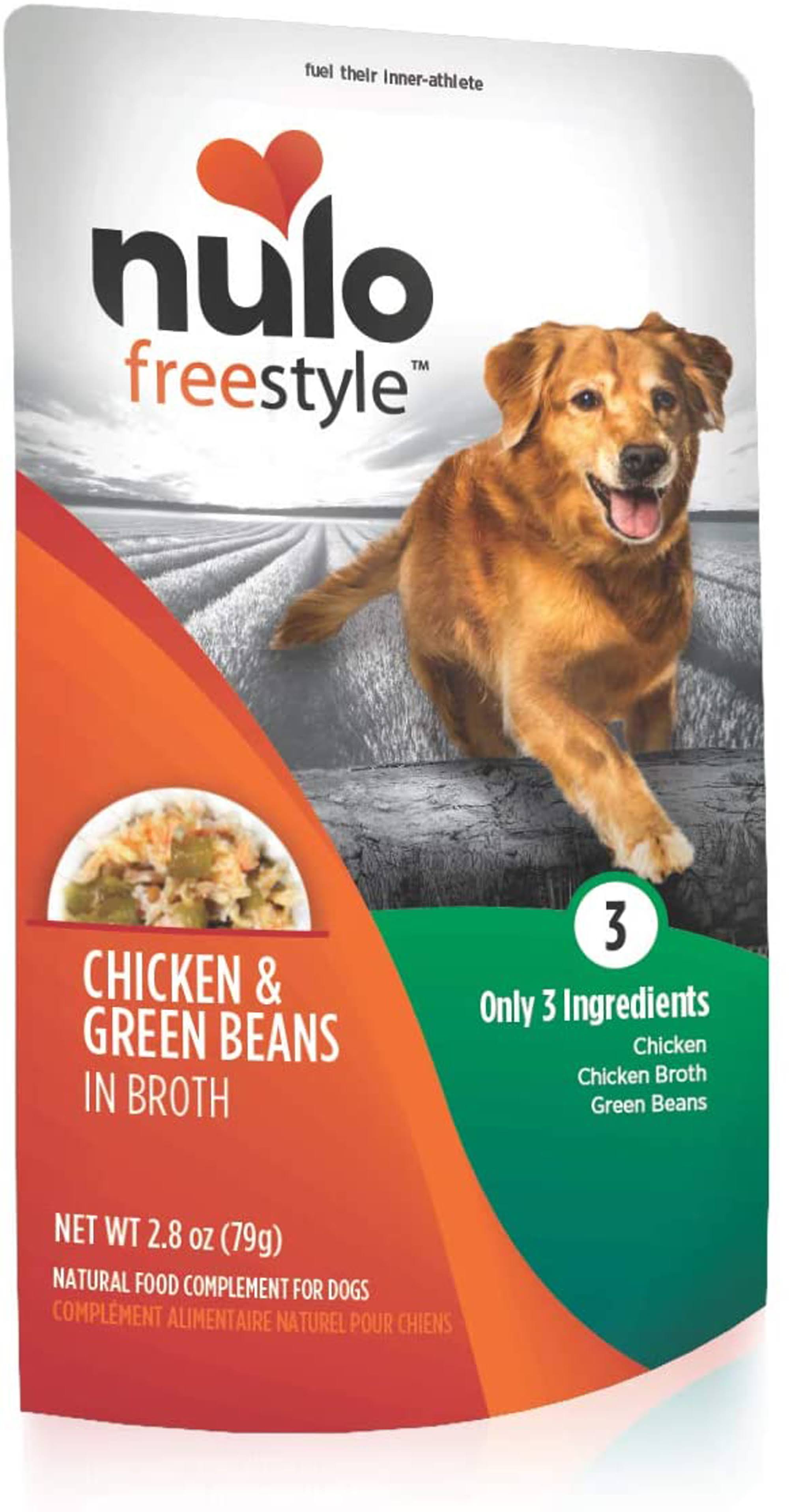 Nulo Freestyle Chicken & Green Beans in Broth Dog Food 2.8 oz