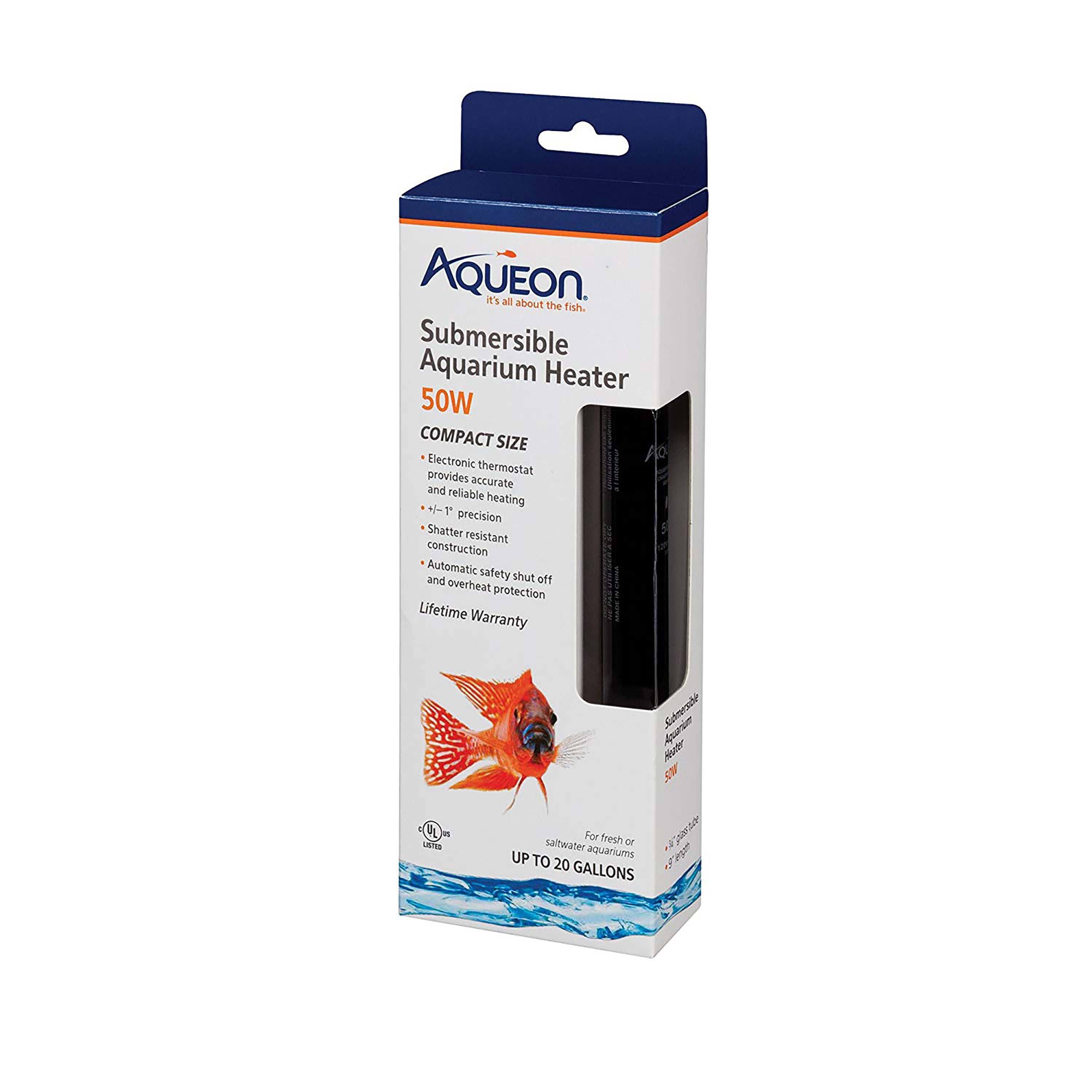 Aqueon Glass Adjustable Heater - 50W