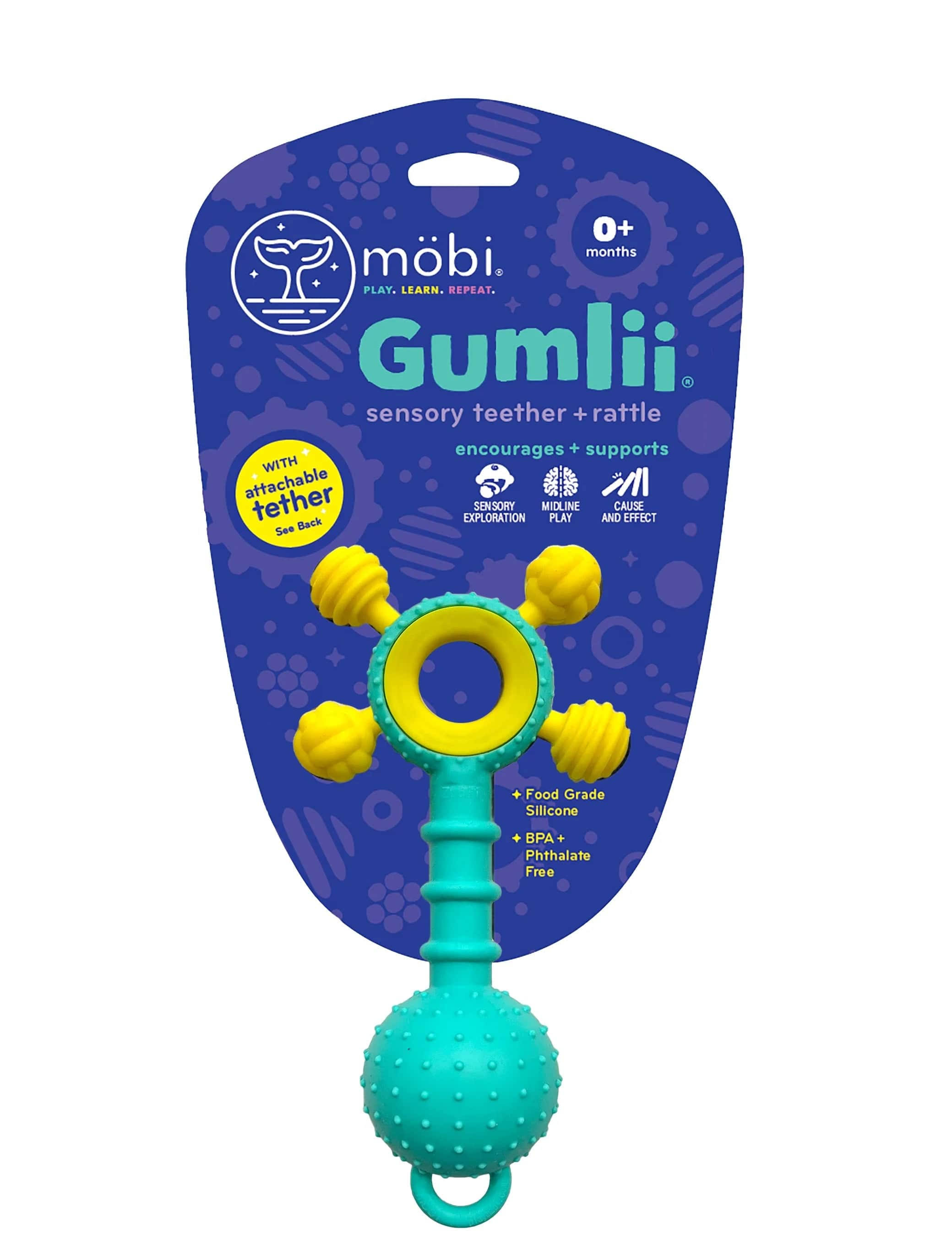 Mobi GUMLII Sensory Teether/Rattle