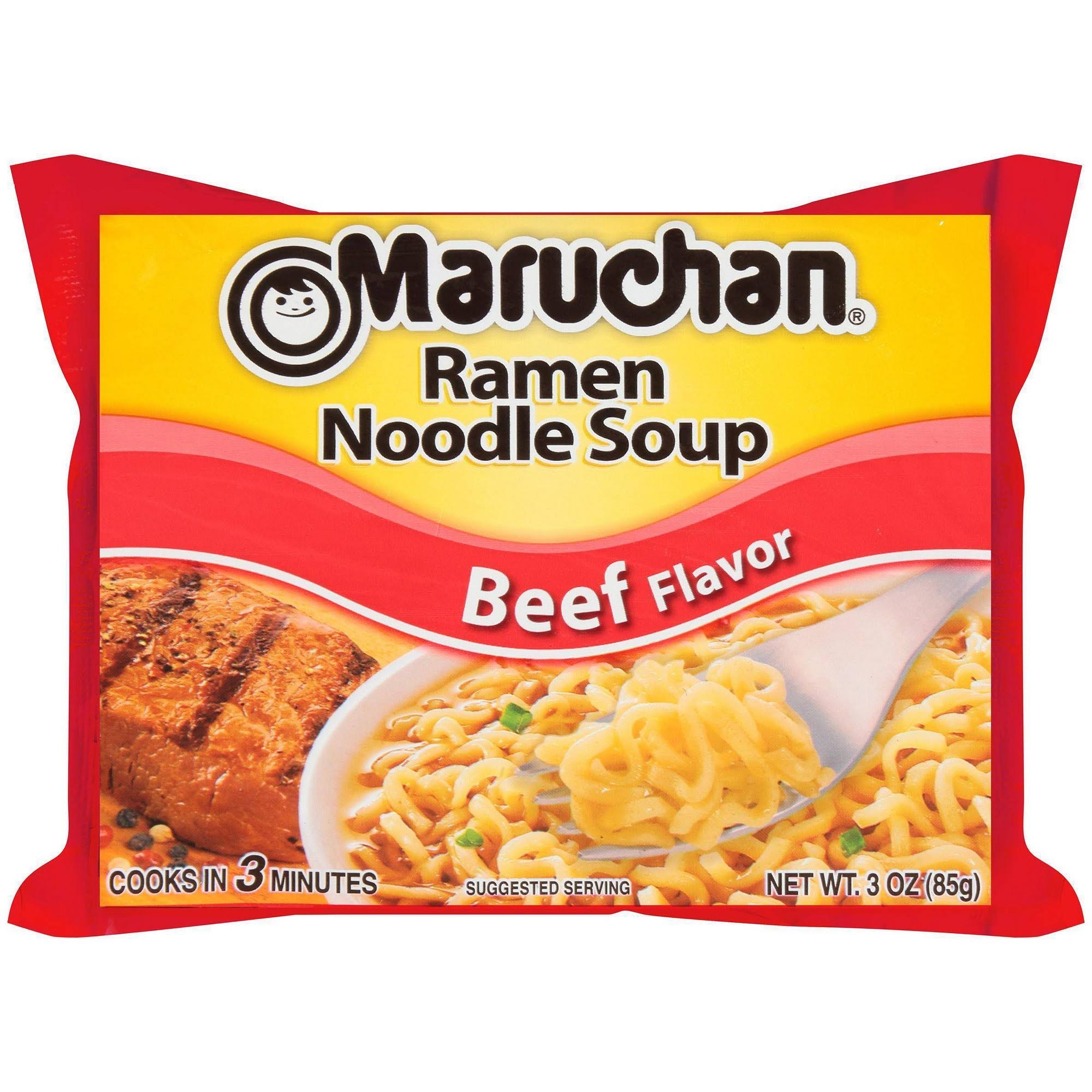 Maruchan Ramen Noodle Soup - 3oz, Beef Flavor