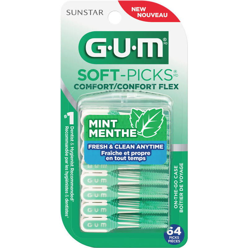 GUM Soft-Picks Comfort Flex Mint Dental Picks