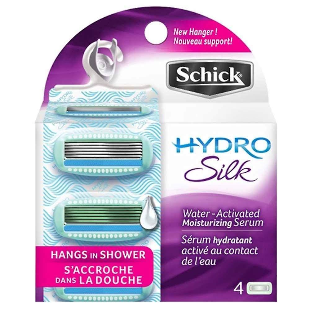 Schick Hydro Silk Razor Blade Cartridge - x4