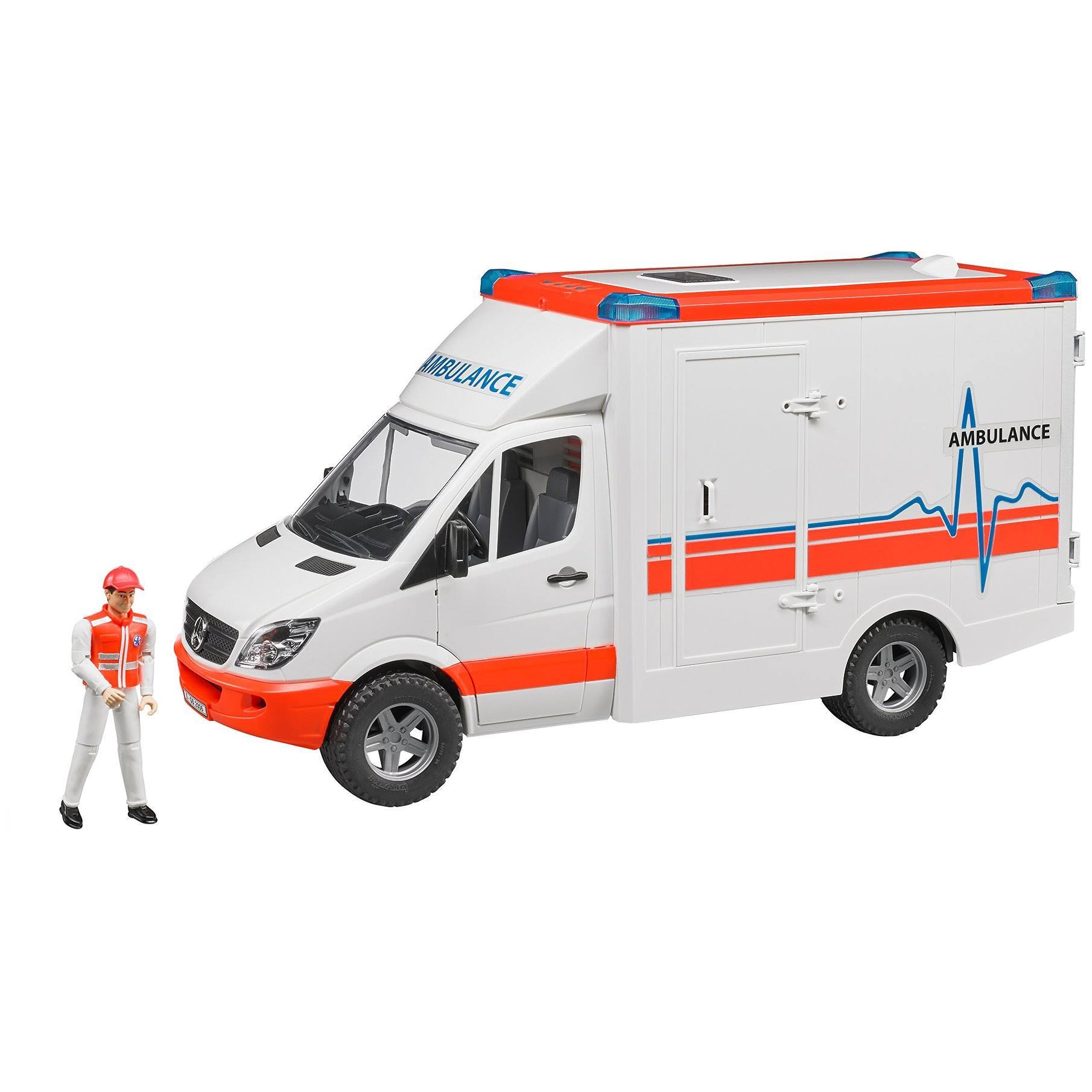 Mercedes Benz Sprinter Ambulance with Driver Model Toy Kit