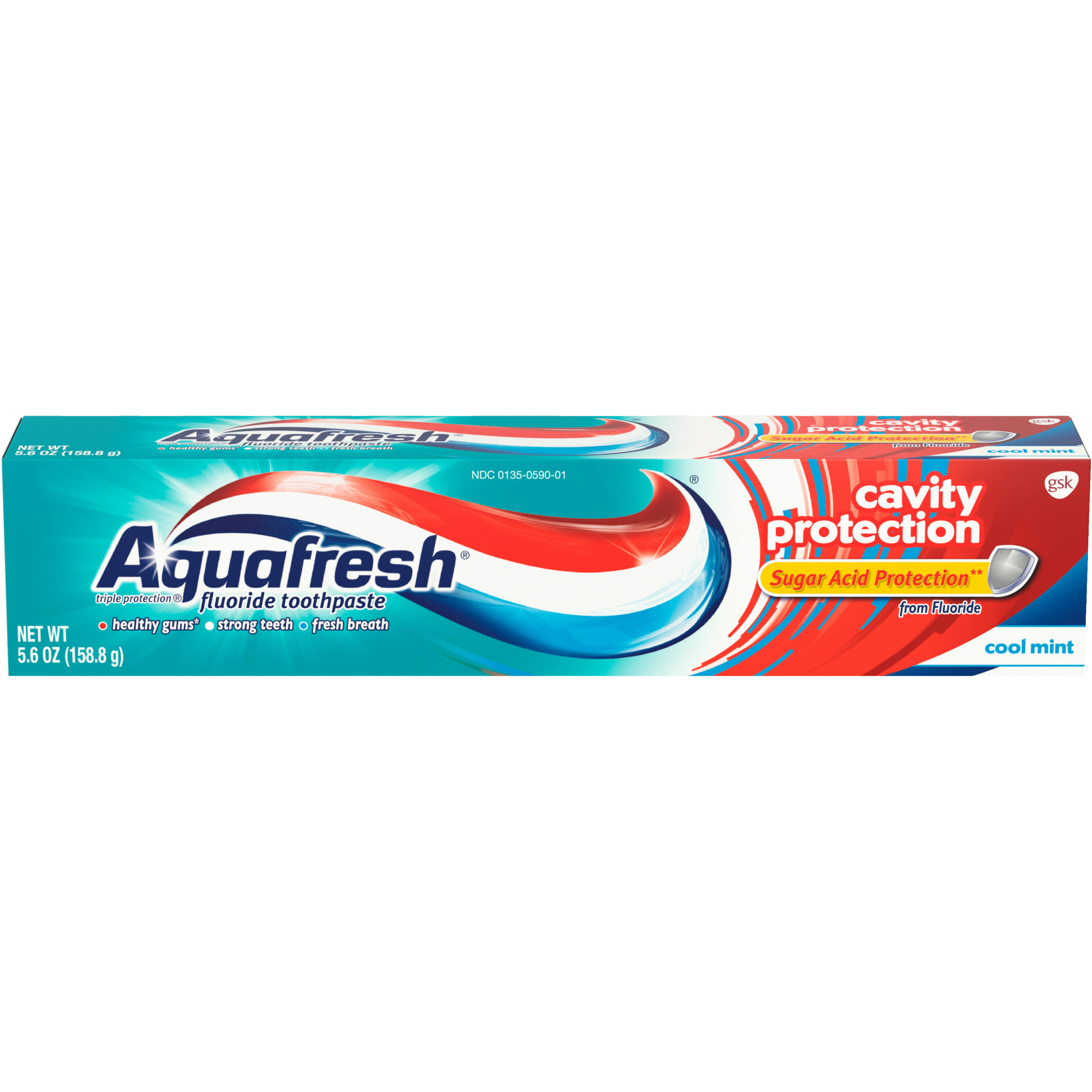 Aquafresh Cavity Protection Toothpaste - Cool Mint, 158.7g