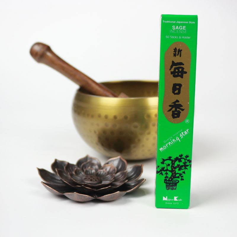 Nippon Kodo Morning Star Japanese Incense Sticks - Sage, 50pk