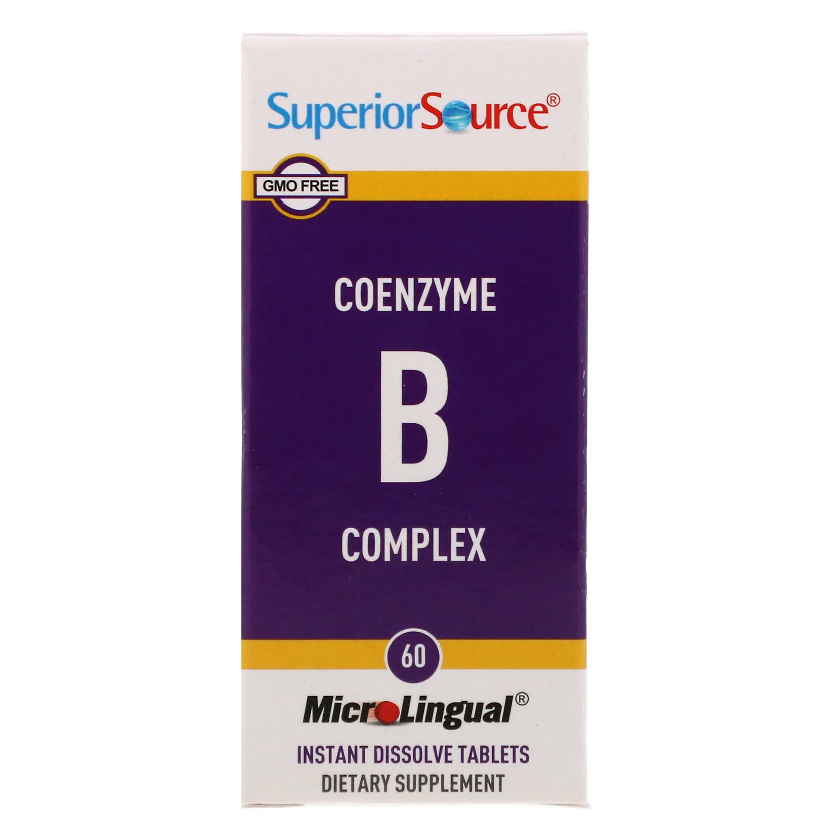 Superior Source Coenzyme B Complex 60 Instant Dissolve Tablets