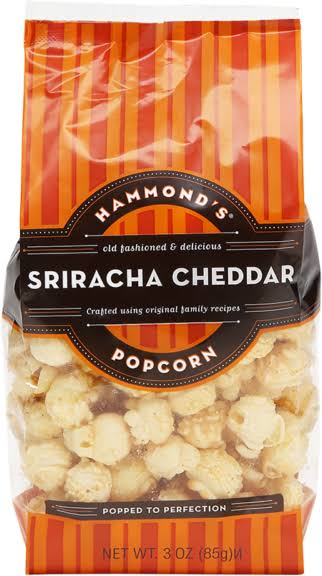 Hammonds Sriracha Cheddar Popcorn