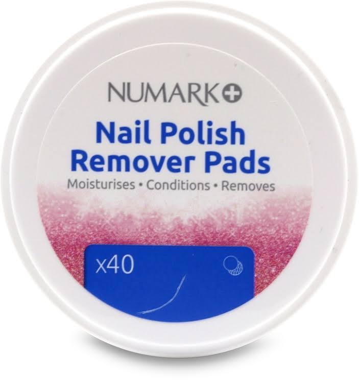 Numark Nail Polish Remover Pads 40 Pack