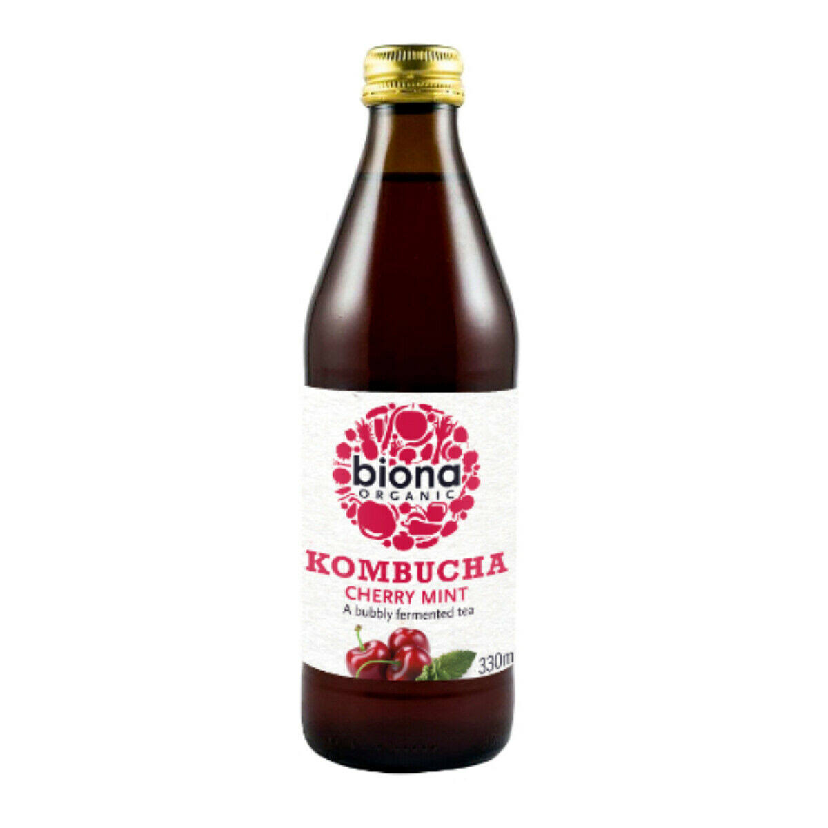 Biona Organic Kombucha Sour Cherry Mint 330ml