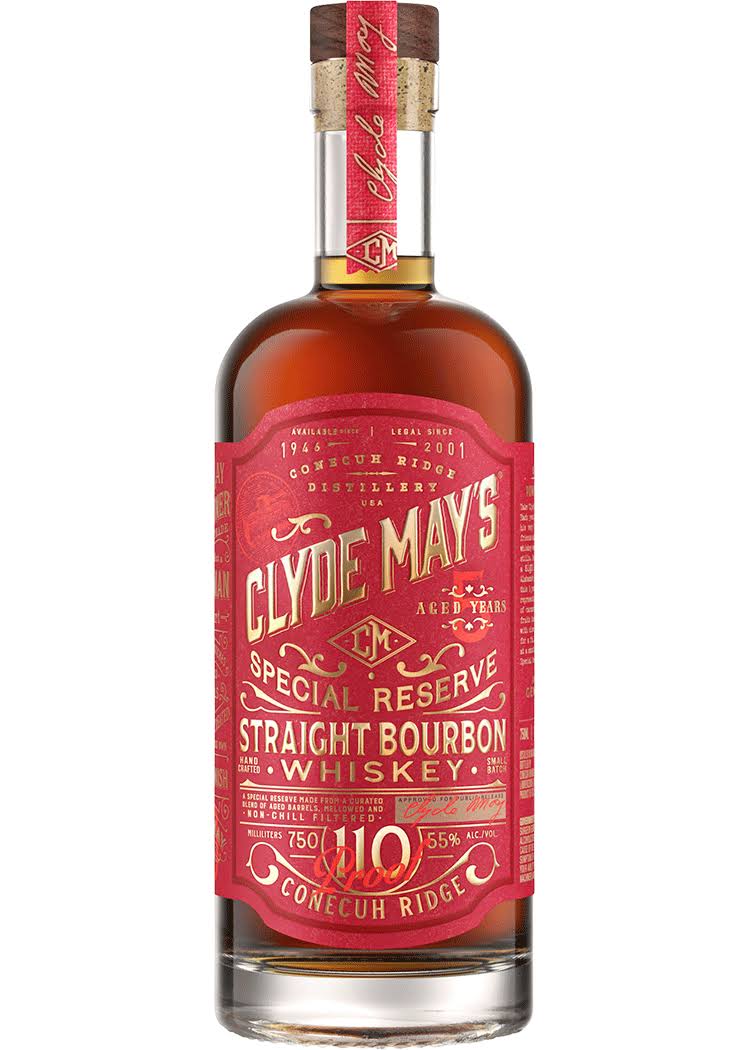 Clyde May's Special Reserve Straight Bourbon 6yr 750ml