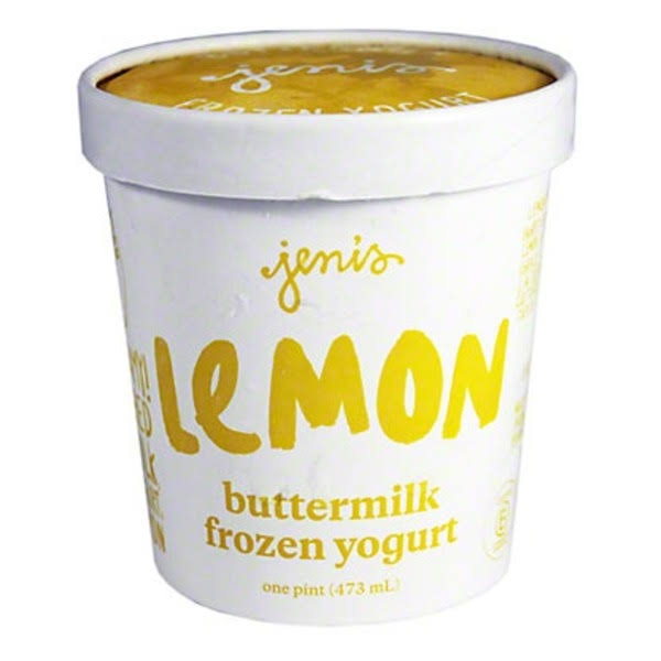 Jeni's Splendid Ice Cream, Lemon - 16 oz tub