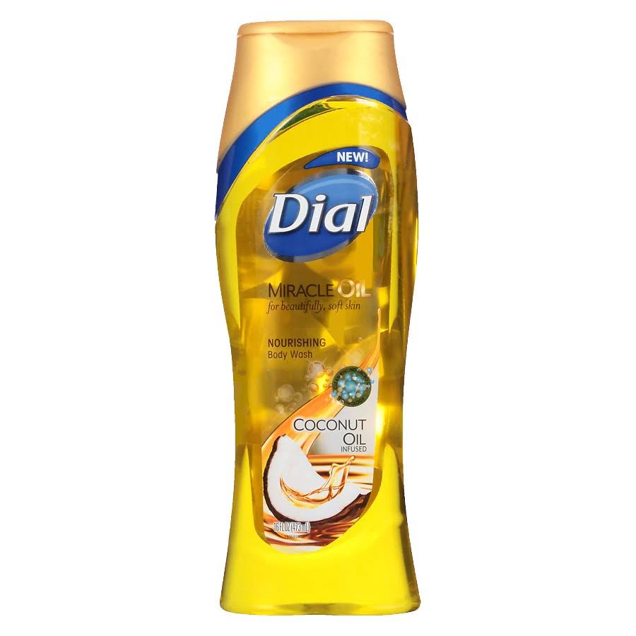 Dial Miracle Oil Nourishing Body Wash - 470ml, Coconut Oil