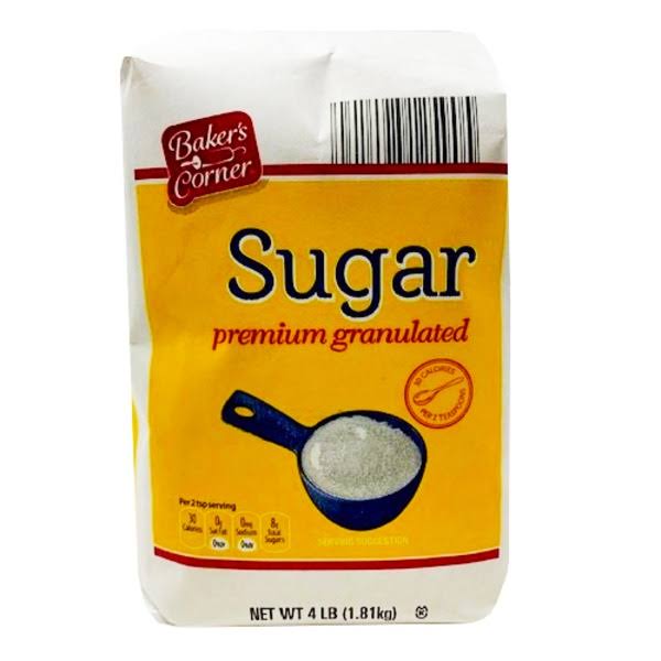 Baker's Corner Premium Granulated Sugar - 4 lb