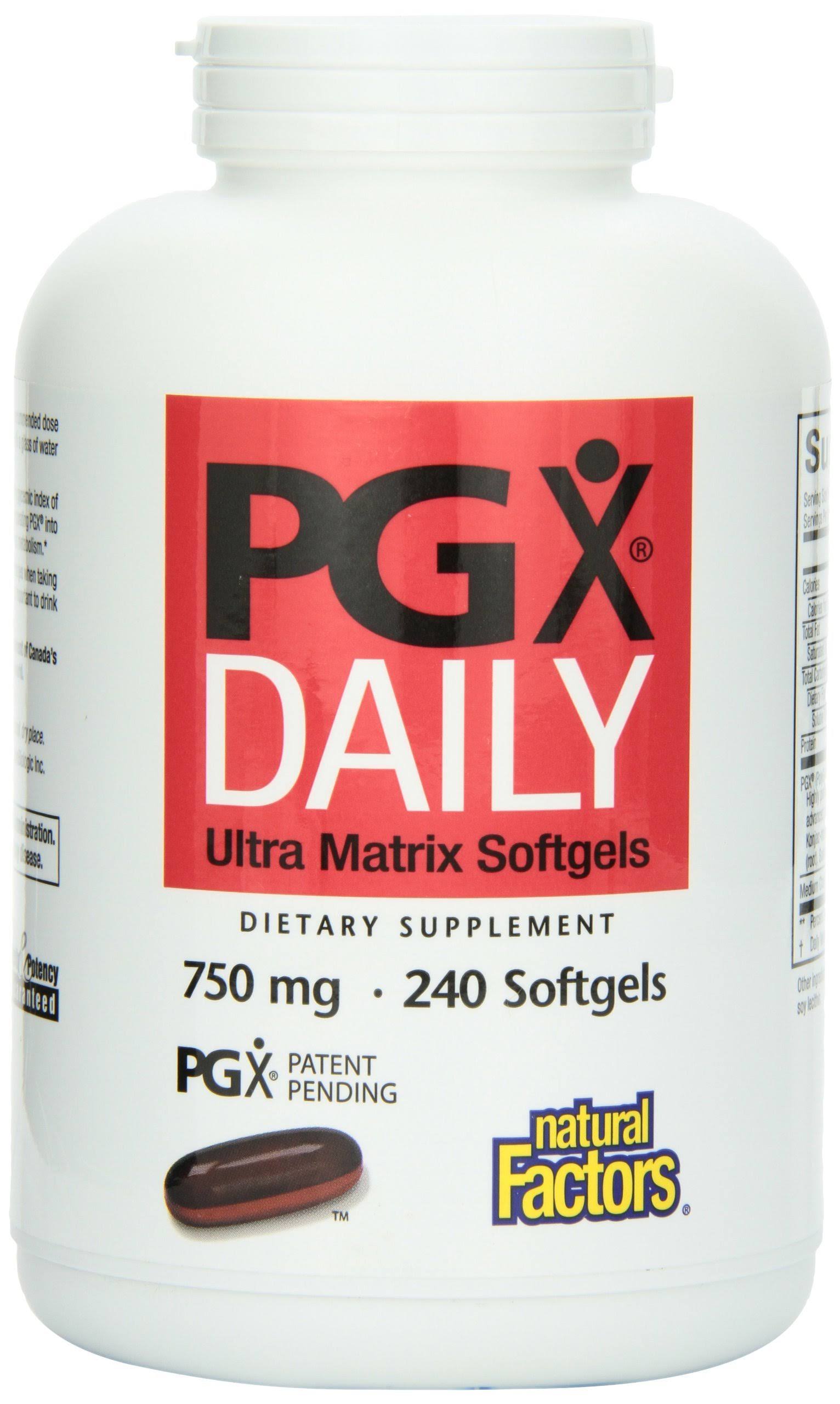 Natural Factors PGX Daily Ultra Matrix Supplement - 240 Softgels