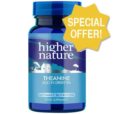 Higher nature Theanine (30 Capsules) + 10 Free