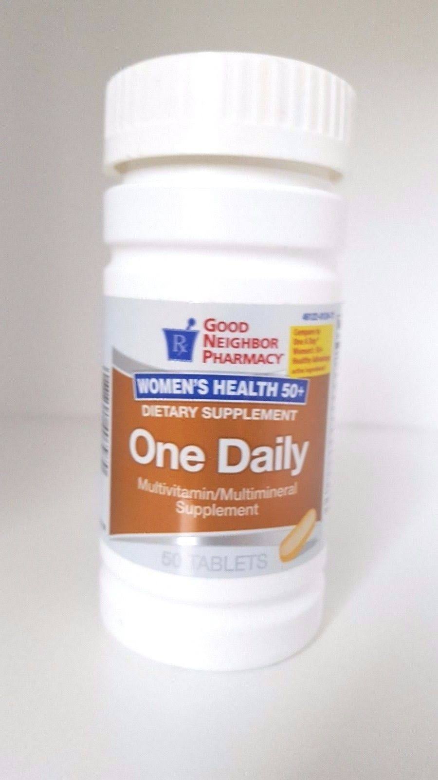 GNP Women's Health 50+ One Daily Multivitamin 50 Tablets | Medication, Remedies & Dietary Supplements | 30 Day Money Back Guarantee