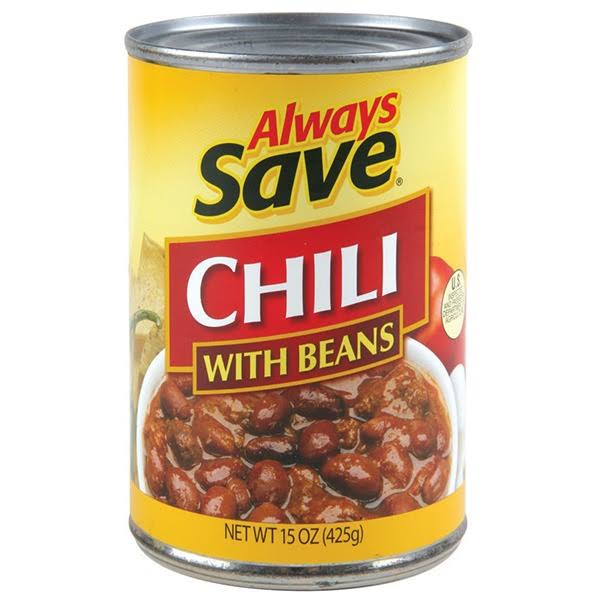 Always Save Chili with Beans - 15 oz