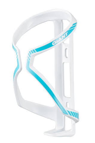 Giant AirWay Sport Water Bottle Cage - White/Blue