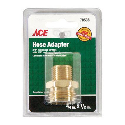 Ace Hose Adapter - 3/4"x1/2"